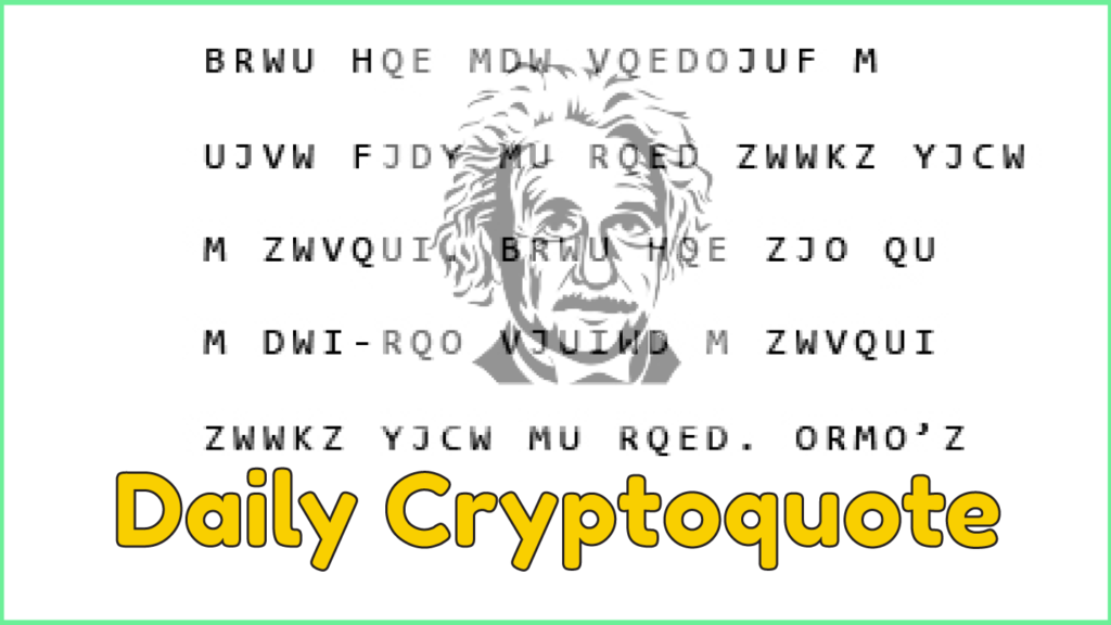 daily Cryptoquote Hints and Answer